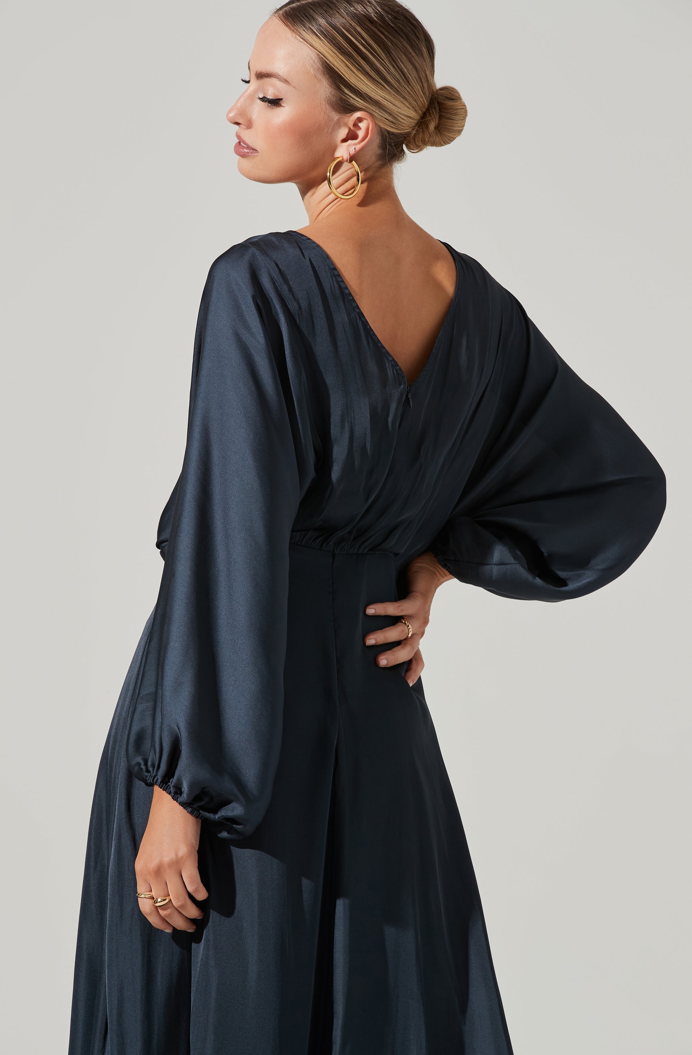 Marin Dolman Sleeve Midi Dress