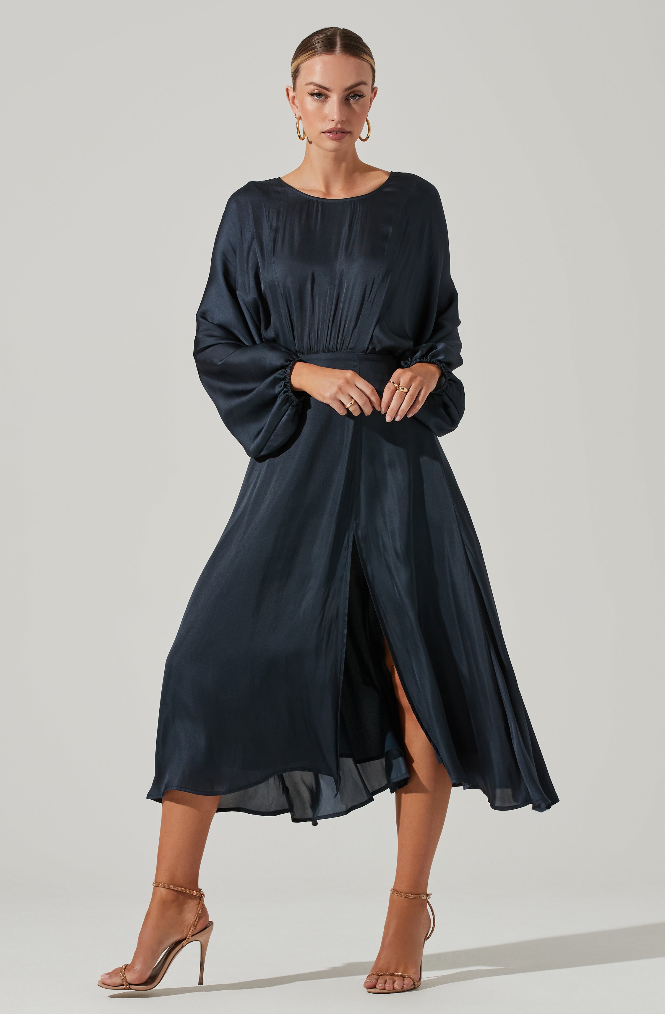Marin Dolman Sleeve Midi Dress