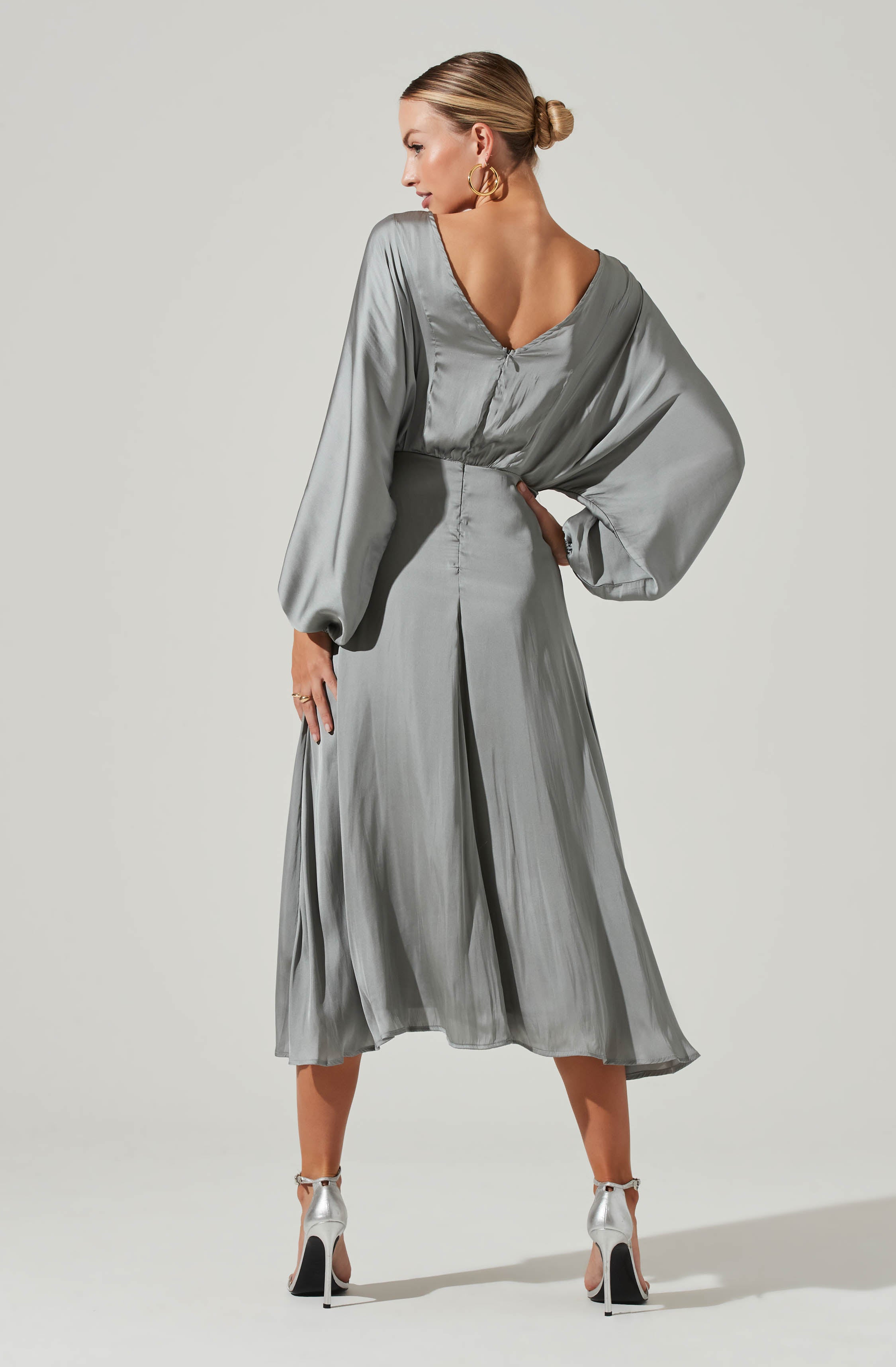 Marin Dolman Sleeve Midi Dress