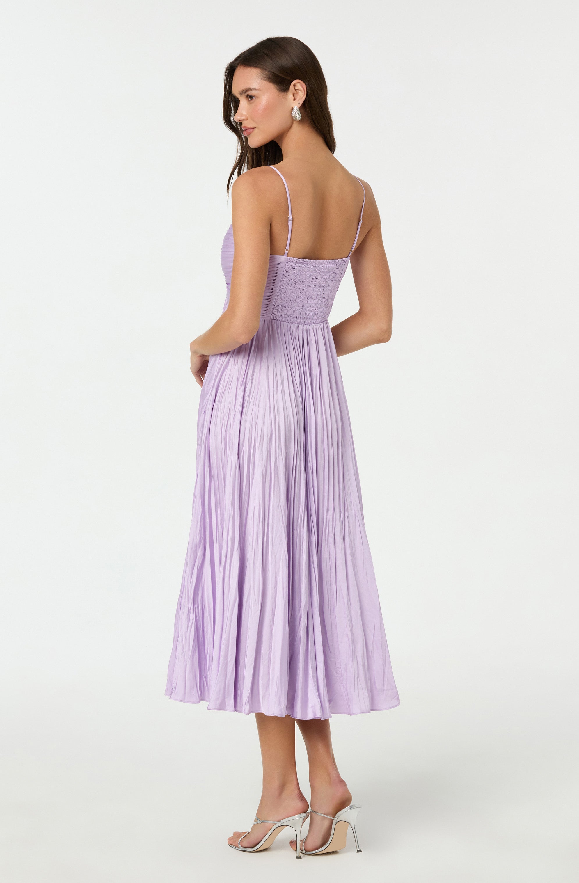 Maeve Pleated Midi Dress