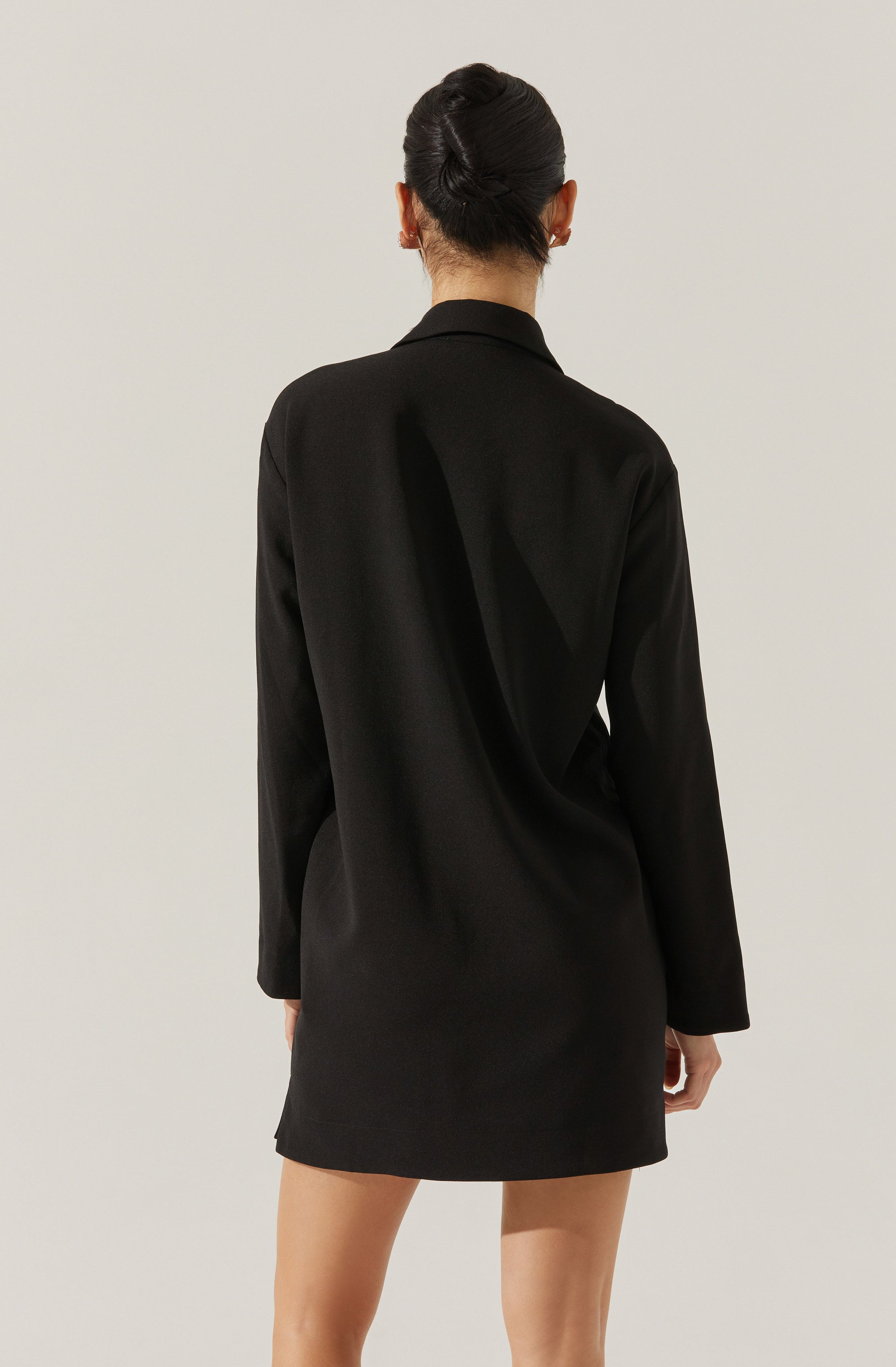 V-Neck Woven Mini Dress