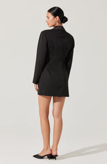 Tuxedo Blazer Mini Dress