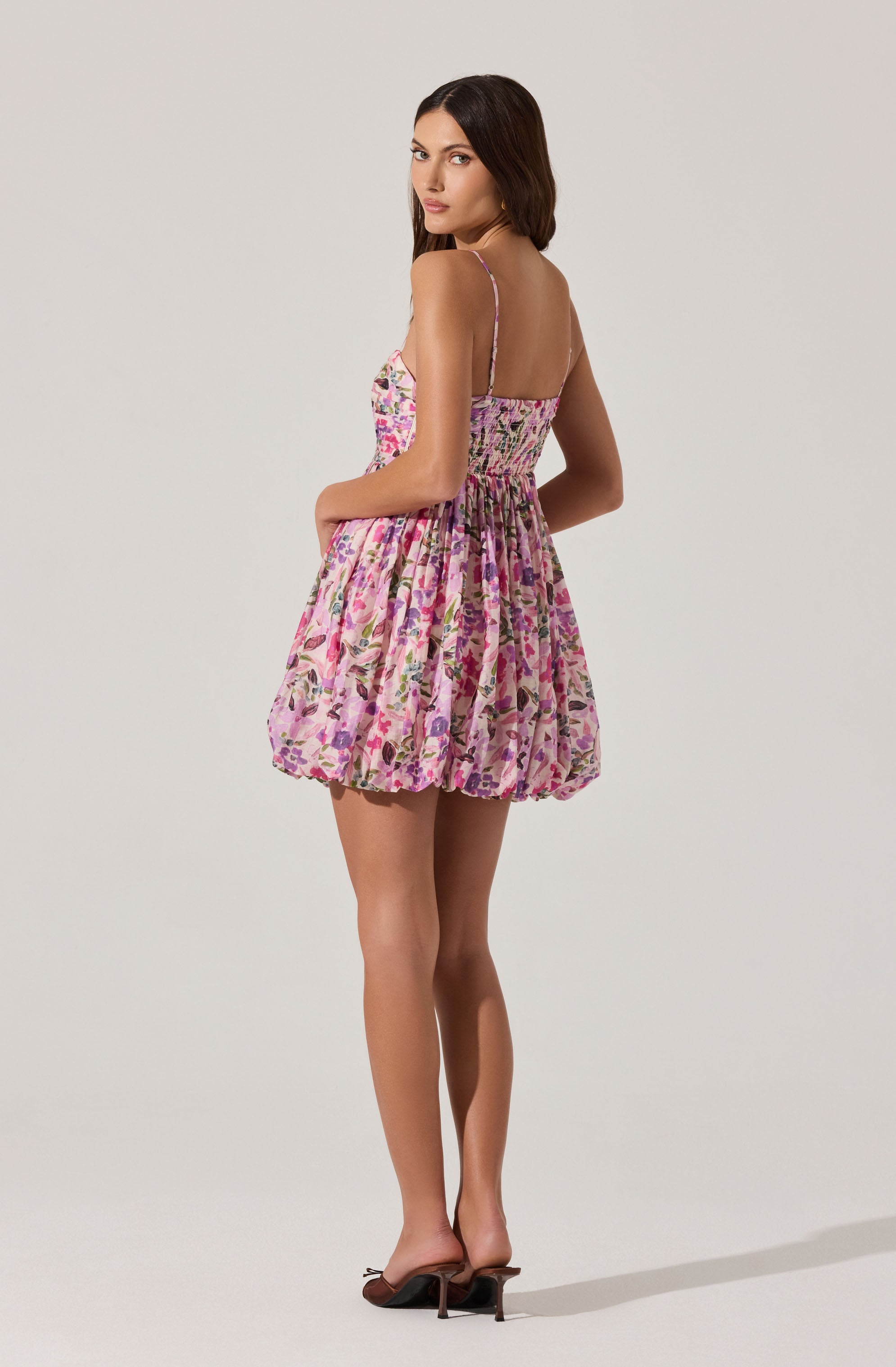 Bubble Floral Mini Dress