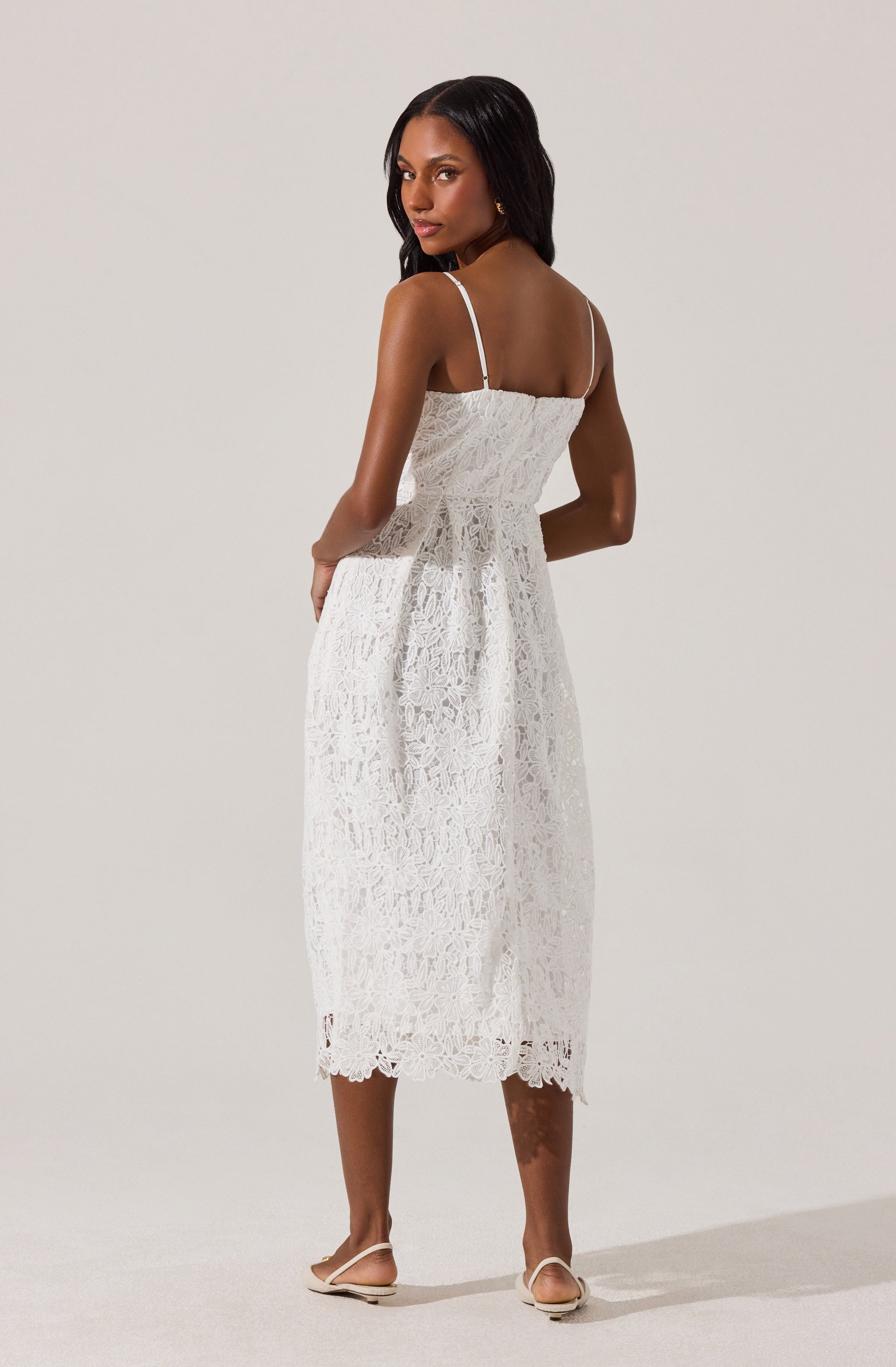 Lace Midi Dress