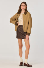 Contrast Barn Jacket