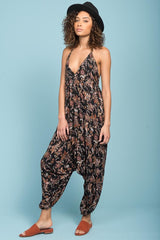 Annalee Floral Print Boho Jumpsuit