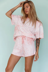 Cruise Control Tie Dye Shorts Pink