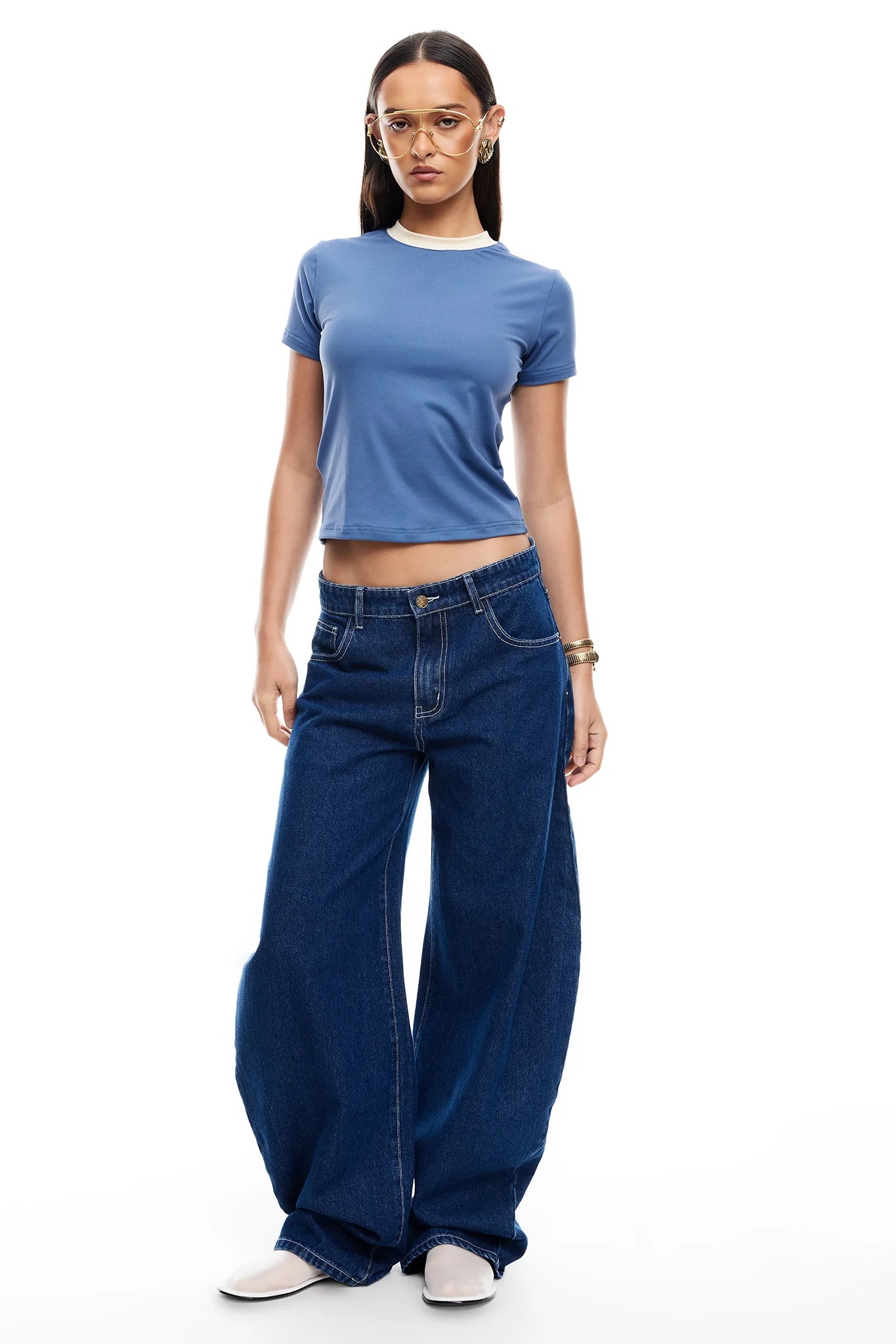 LIONESS Clubhouse Tee Navy