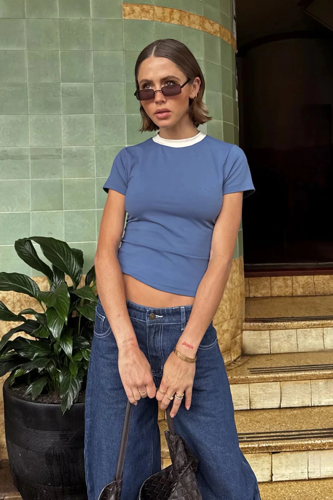 LIONESS Clubhouse Tee Navy