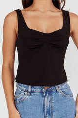 Tricia Pintuck Bust Top Black
