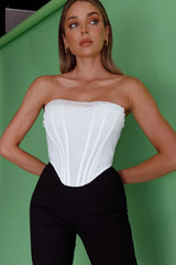 Vixen Corset Top White