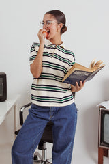 LIONESS Leisure Polo Ivory Moss