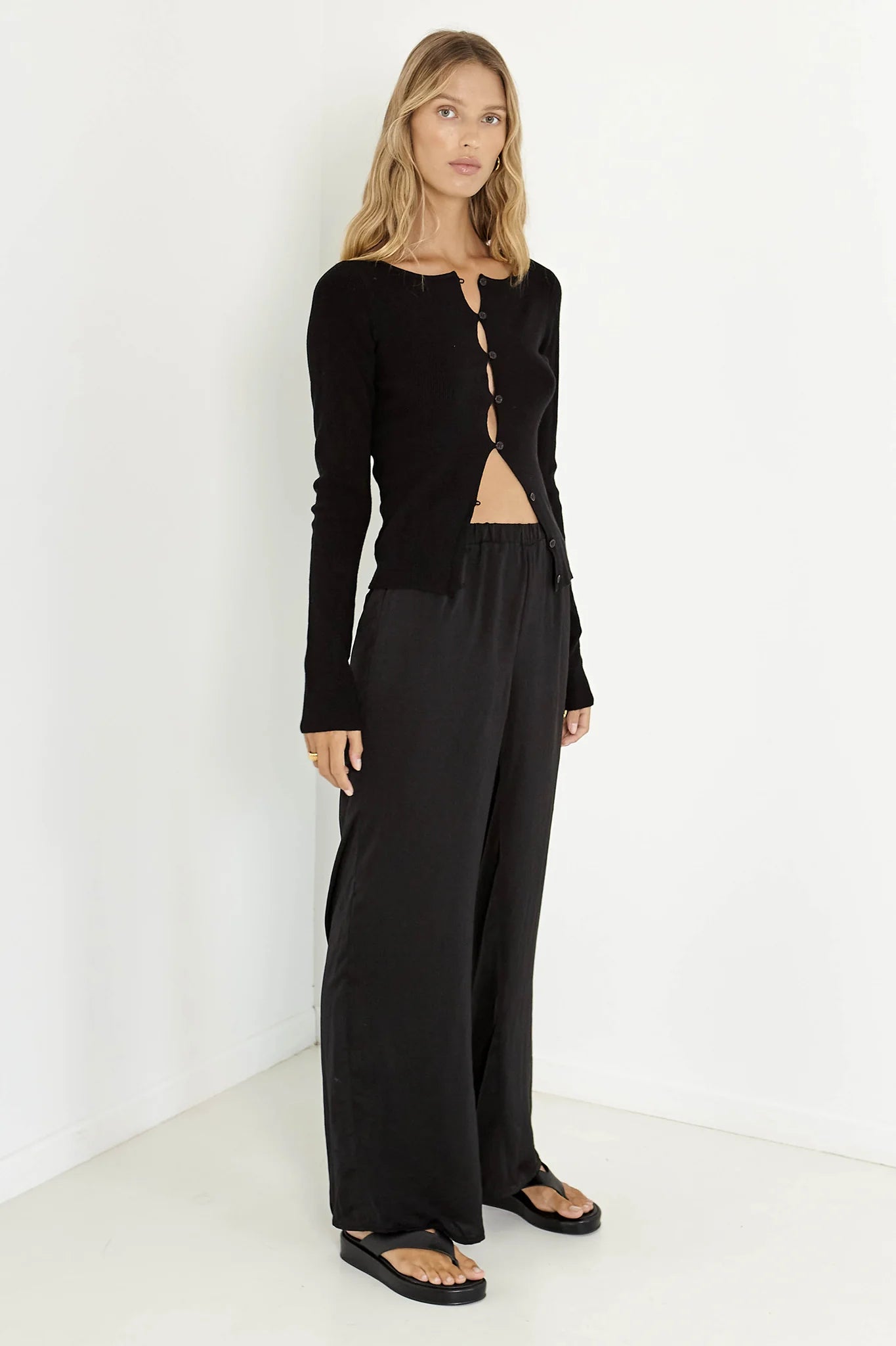 SNDYS Etta Top Black