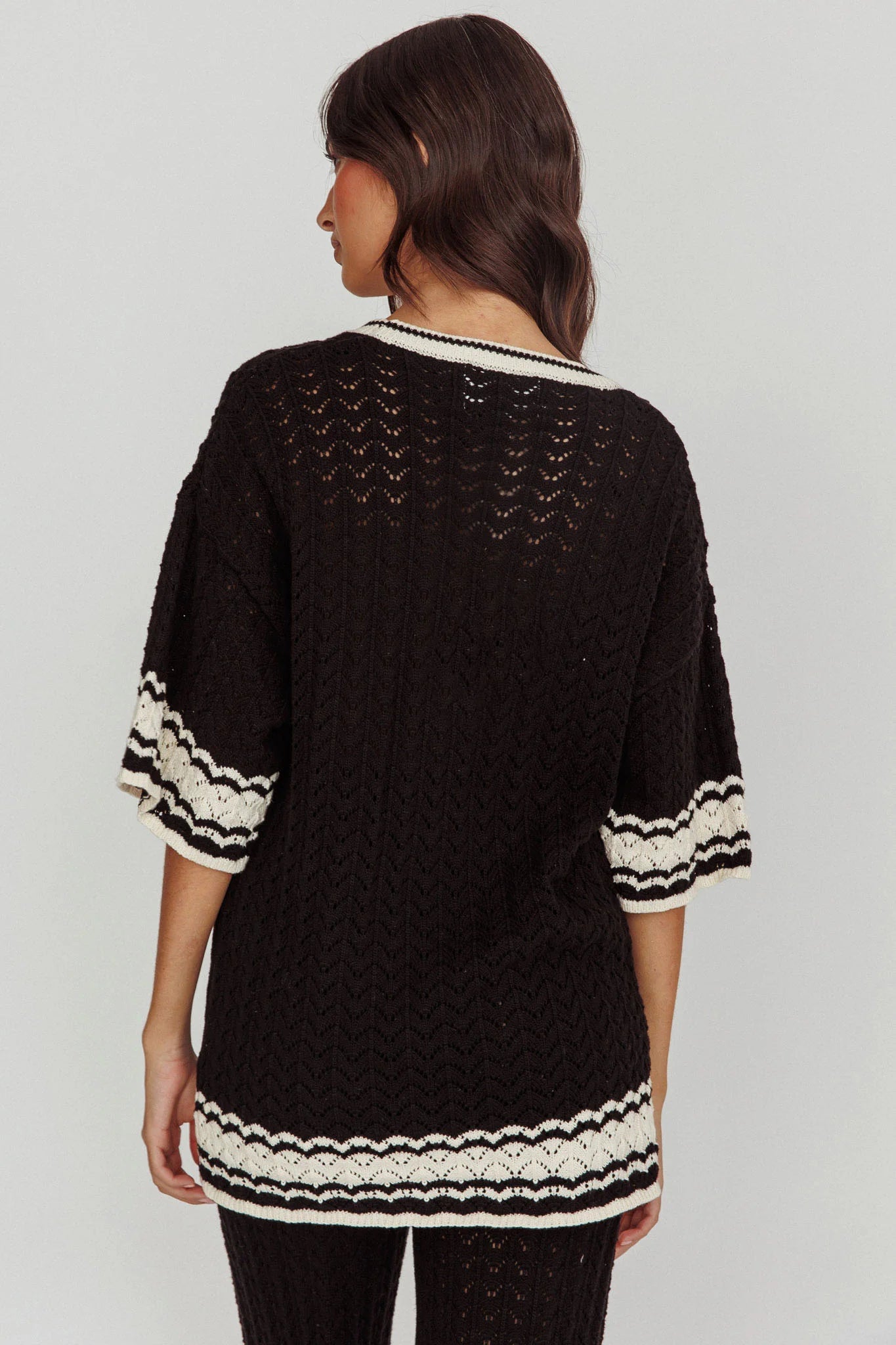 Rhodes Cotton Relaxed Knit Shirt Black