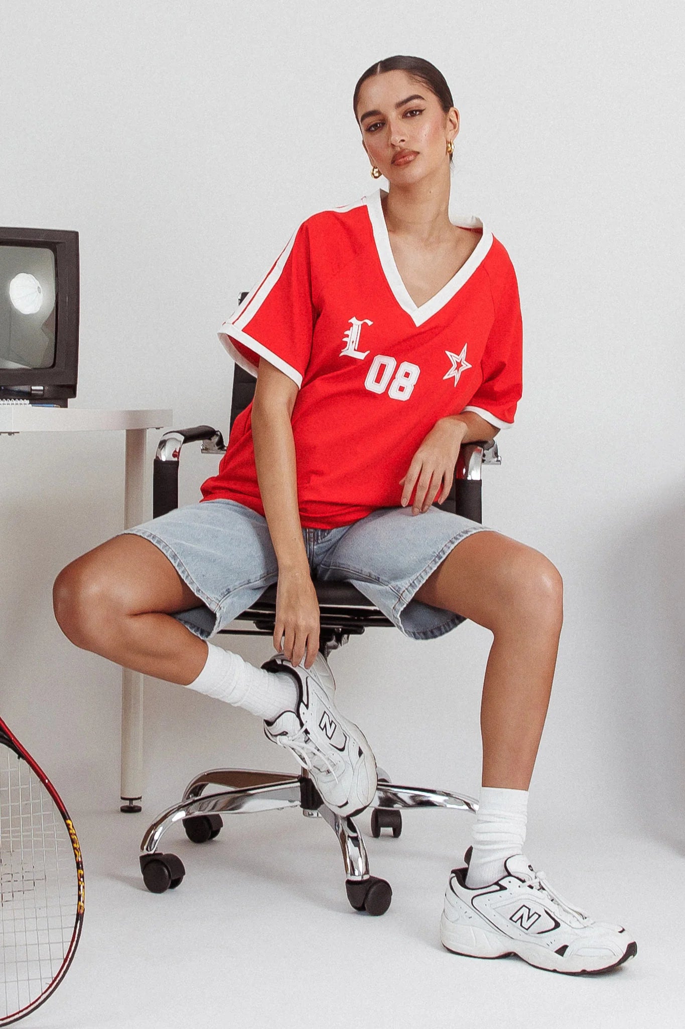 LIONESS SPECTATE TOP RED